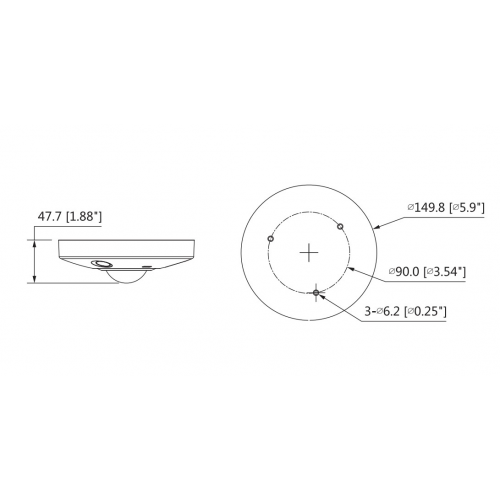 DAHUA DH-HAC-EBW3802P-0250B HD камера