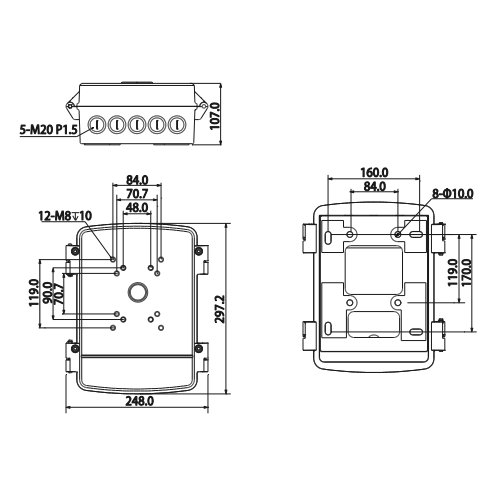 DAHUA DH-PFA140 Кронштейн