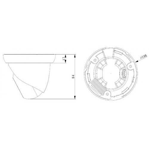 DAHUA DH-IPC-HDW1220SP-0280B IP-камера